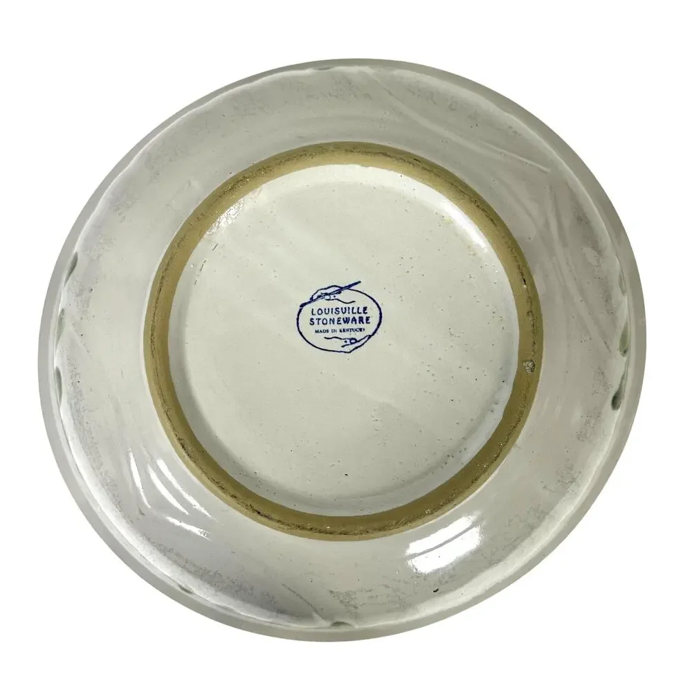 Louisville Stoneware Retired Yellow Country Flower Large 15" Serving Bowl-Rare! - Picture 6 of 7